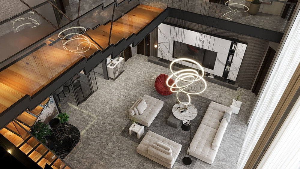 Xu hướng mẫu thiết kế căn hộ duplex 2025